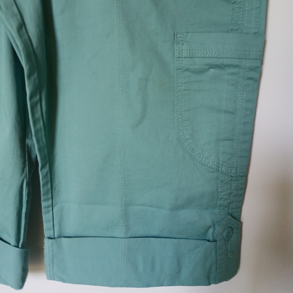 Riders By Lee Womens Skimmer Length Cargo Size 12m Aqua - Picture 5 of 9